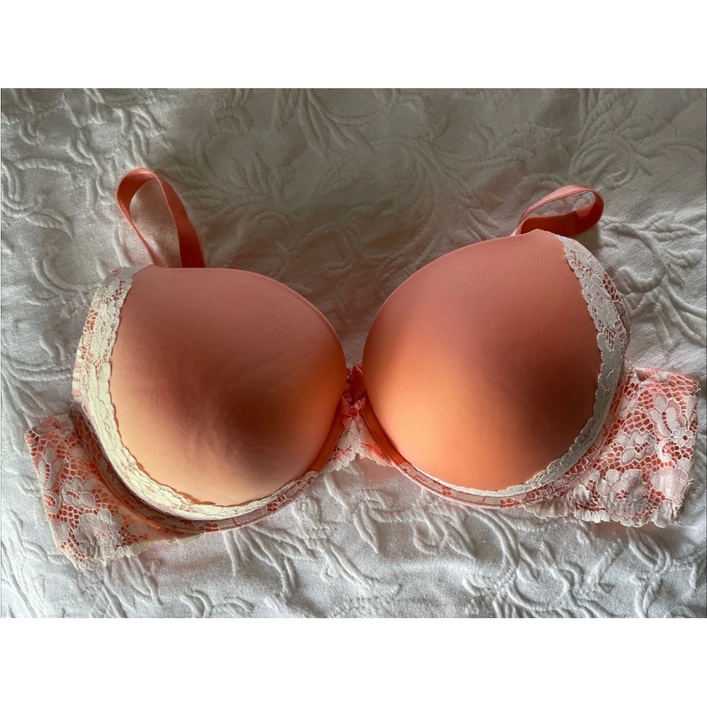 Torrid Coral Lace Bra